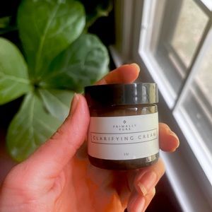 Clarifying cream gently used